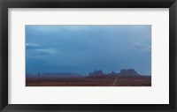 Buttes Rock Formations Under a Stormy Sky Fine Art Print