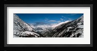 Snowcapped mountains and Forests, Switzerland Fine Art Print
