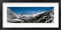 Snowcapped mountains and Forests, Switzerland Fine Art Print
