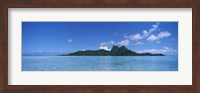 Bora Bora from Motu Iti, Society Islands, French Polynesia Fine Art Print
