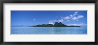 Bora Bora from Motu Iti, Society Islands, French Polynesia Fine Art Print