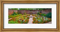 Latham Memorial Garden at Tryon Palace, New Bern, North Carolina, USA Fine Art Print