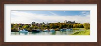 Boats at River Arun, Arundel, West Sussex, England Fine Art Print