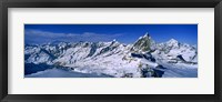 Snow Covered Swiss Alps, Switzerland Fine Art Print