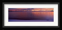 Lake at sunset, Lake Tahoe, California Fine Art Print