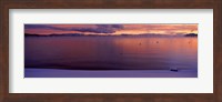 Lake at sunset, Lake Tahoe, California Fine Art Print