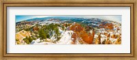 Rock formations in a canyon, Bryce Canyon, Bryce Canyon National Park, Red Rock Country, Utah, USA Fine Art Print