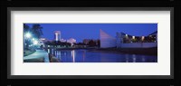 Downtown Wichita at night, Kansa Fine Art Print