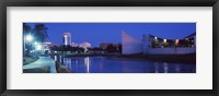 Downtown Wichita at night, Kansa Fine Art Print