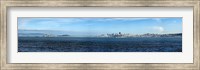 View of Alcatraz Island and San Francisco, California, USA Fine Art Print