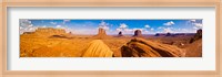 Rock formations at Monument Valley, Monument Valley Navajo Tribal Park, Arizona, USA Fine Art Print