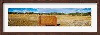 Signboard at Wind Cave National Park, Black Hills National Forest, South Dakota, USA Fine Art Print