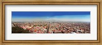 Aerial view of cityscape, Mexico City, Mexico Fine Art Print