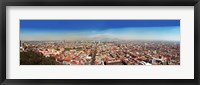 Aerial view of cityscape, Mexico City, Mexico Fine Art Print