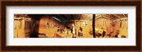 360 degree view of a woman cooking, Santa Catarina, Nuevo Leon, Mexico Fine Art Print