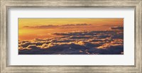 Sunset above the clouds, Hawaii, USA Fine Art Print
