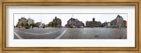 Royal Palace and the Nieuwe Kerk, Dam Square, Amsterdam, Netherlands Fine Art Print