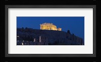 Parthenon at dusk, Athens, Greece Fine Art Print