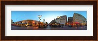 Street with buildings at dusk, Nice, Alpes-Maritimes, Provence-Alpes-Cote d'Azur, France Fine Art Print