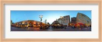 Street with buildings at dusk, Nice, Alpes-Maritimes, Provence-Alpes-Cote d'Azur, France Fine Art Print