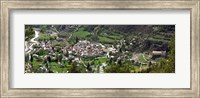 High angle view of a town, Annot, Alpes-de-Haute-Provence, Provence-Alpes-Cote d'Azur, France Fine Art Print