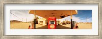 Closed gas station, Route 66, USA Fine Art Print