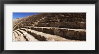Steps of the theatre in the ruins of Hierapolis, Pamukkale, Denizli Province, Turkey Fine Art Print