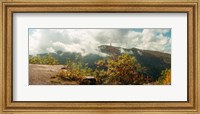 Clouds over mountain range, Kaaterskill Falls area, Catskill Mountains, New York State, USA Fine Art Print