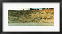 Ancient antique theater in Kas at sunset, Antalya Province, Turkey Fine Art Print