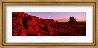 Butte rock formations at Monument Valley, Arizona Fine Art Print