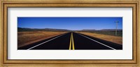 Highway passing through a landscape, New Mexico Fine Art Print