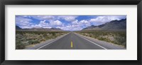 Road passing through a desert, Death Valley, California, USA Fine Art Print