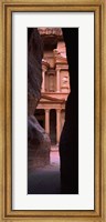 Treasury through the rocks, Petra, Wadi Musa, Jordan Fine Art Print