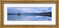 Disused oil rig in the Cromarty Firth, Inverness, Inverness-Shire, Scotland Fine Art Print