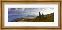 Clouds over the Old Man of Storr, Portree, Isle Of Skye, Inner Hebrides, Highlands Region, Scotland Fine Art Print