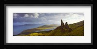 Clouds over the Old Man of Storr, Portree, Isle Of Skye, Inner Hebrides, Highlands Region, Scotland Fine Art Print