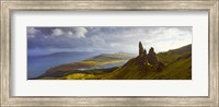 Clouds over the Old Man of Storr, Portree, Isle Of Skye, Inner Hebrides, Highlands Region, Scotland Fine Art Print