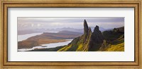 Old Man of Storr Mountains, Isle of Skye, Inner Hebrides, Highland Region, Scotland Fine Art Print