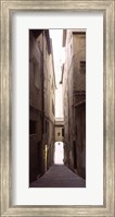 Narrow alley with old buildings, Siena, Siena Province, Tuscany, Italy Fine Art Print