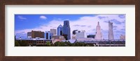 Skyscraper and Broadway Bridge in Kansas City, Missouri, USA 2012 Fine Art Print