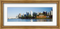 City at the waterfront, Vancouver, British Columbia, Canada 2013 Fine Art Print