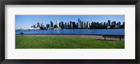 River walk with skylines in the background, Vancouver, British Columbia, Canada 2013 Fine Art Print