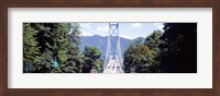 Lions Gate Suspension Bridge, Vancouver, British Columbia, Canada Fine Art Print