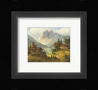 EINSAMER GEBIRGSHOF Fine Art Print