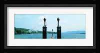 View from the Minne Ha Ha Steamboat, Lake George, New York State, USA Fine Art Print