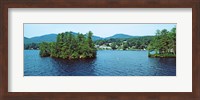 Wooded island, Lake George, New York State, USA Fine Art Print