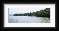View from a boat, Lake George, New York State, USA Fine Art Print