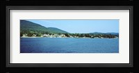 View of a dock, Lake George, New York State, USA Fine Art Print