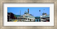 Minne Ha Ha Steamboat at dock, Lake George, New York State, USA Fine Art Print