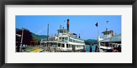 Minne Ha Ha Steamboat at dock, Lake George, New York State, USA Fine Art Print